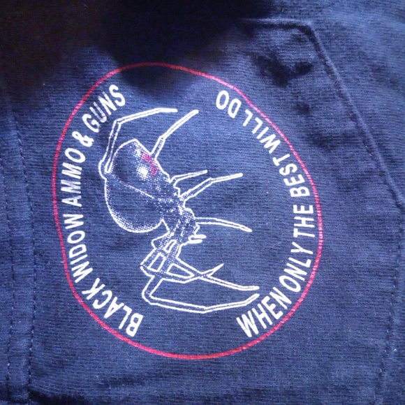 Mens L Black widow graphic long sleeve tee - Picture 2 of 7